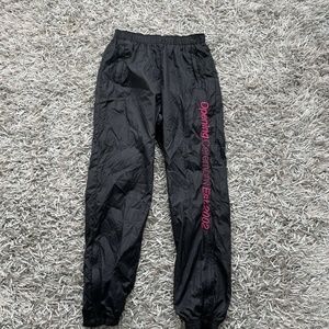 Opening Ceremony Black / Pink Nylon Track Pants Women's Sz XS❤️